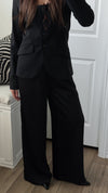 Black Satin Pants