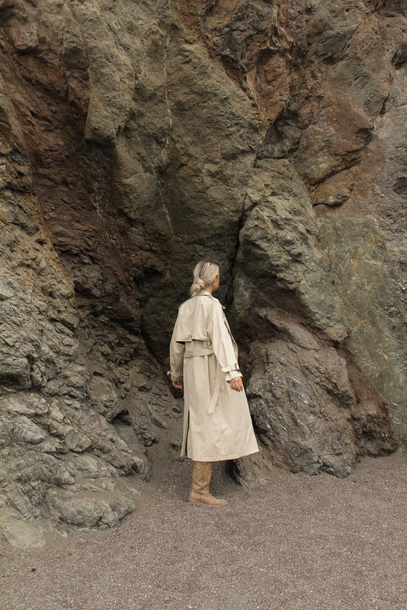 Cassity Tan Trench Coat
