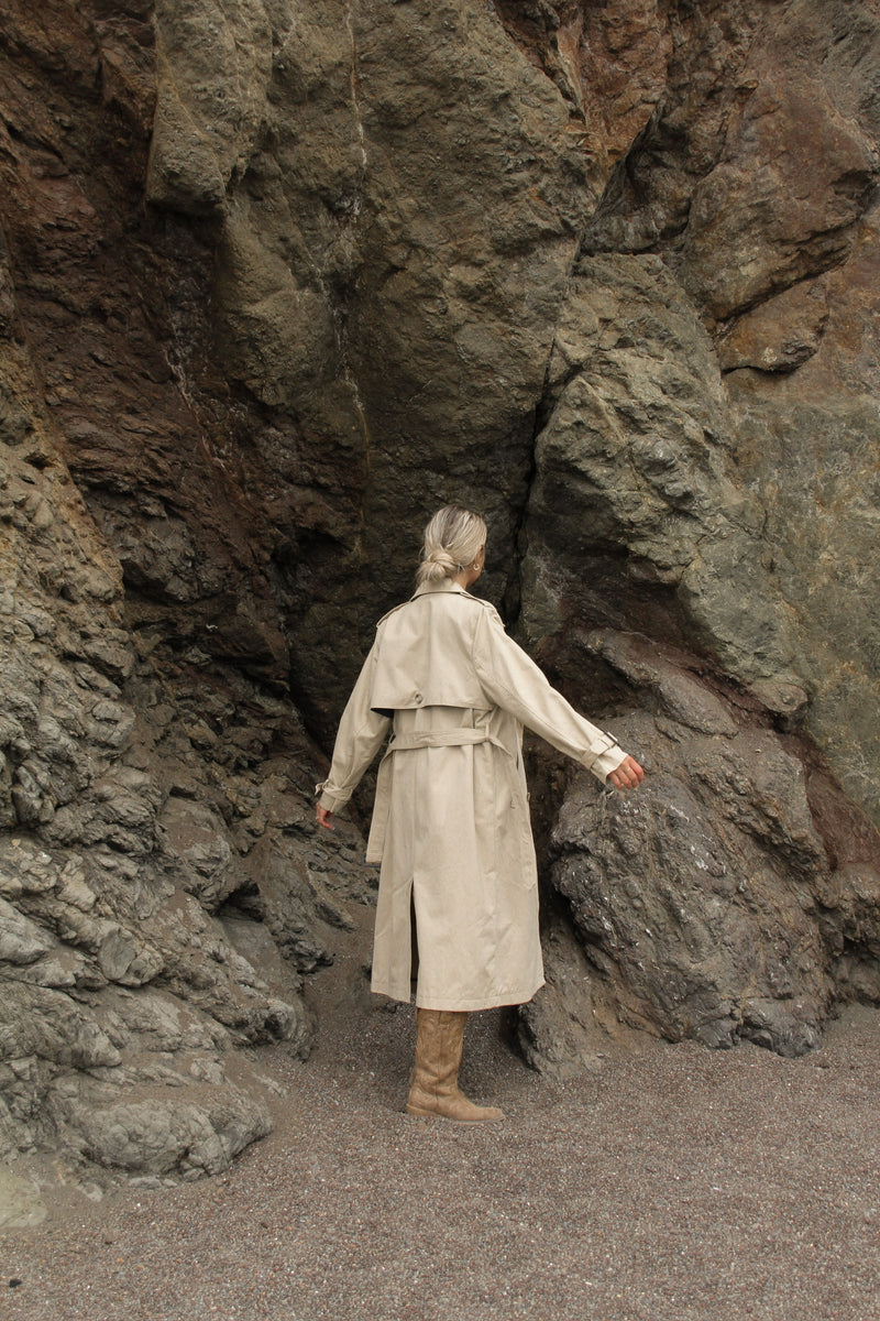 Cassity Tan Trench Coat