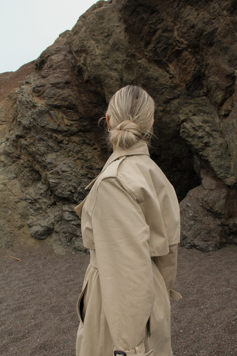 Cassity Tan Trench Coat