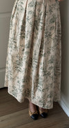 Ysabella Green Floral Midi Dress
