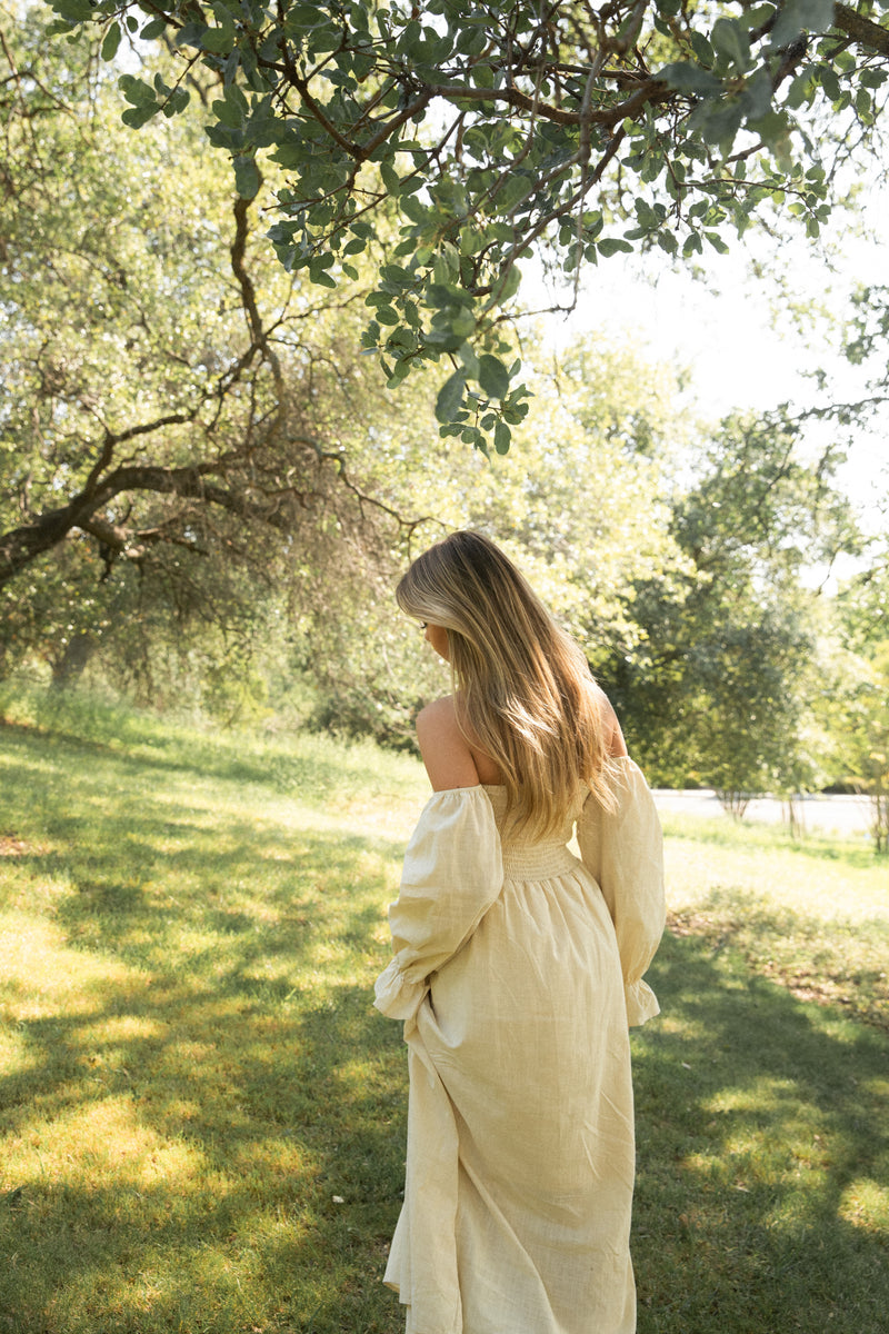 Christen Honey Cotton Dress - LLACIE 