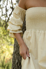 Christen Honey Cotton Dress - LLACIE 